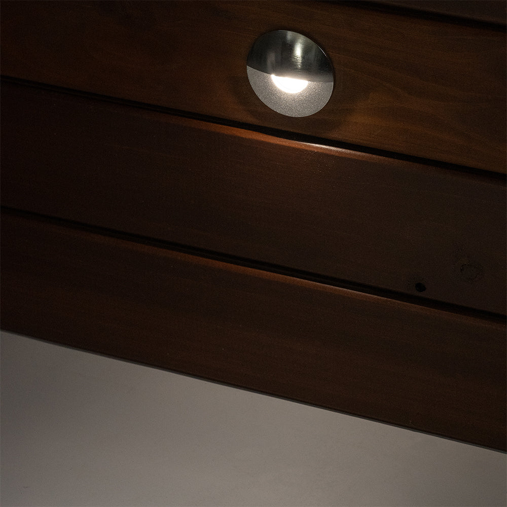 HCP-271102 - 2.5w 316 Stainless Steel Wall Light with Eyelid