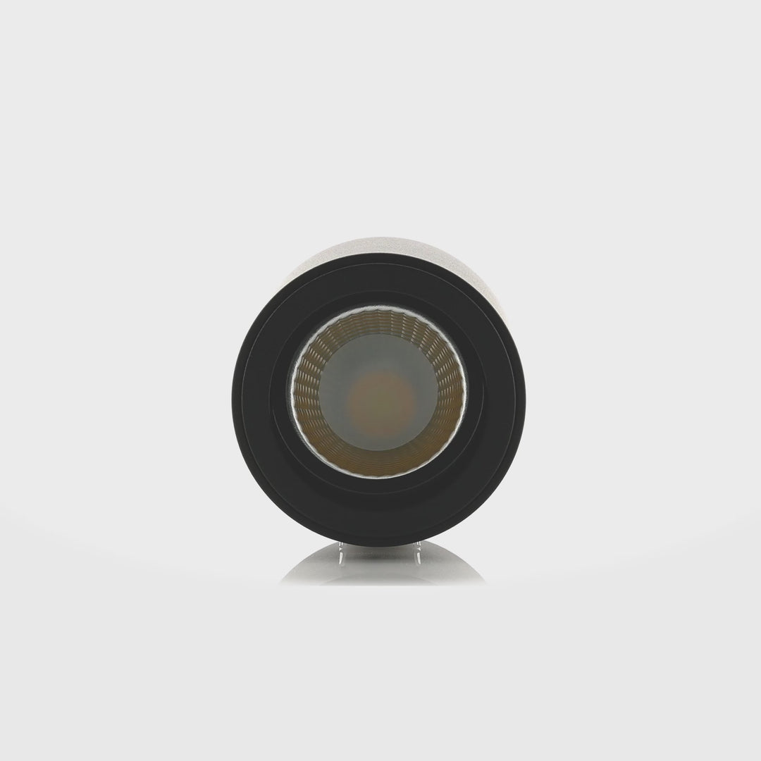 HCP-8020704 - Black 7w Tilt  Dali 2 Dimmable Surface Mounted LED Downlight