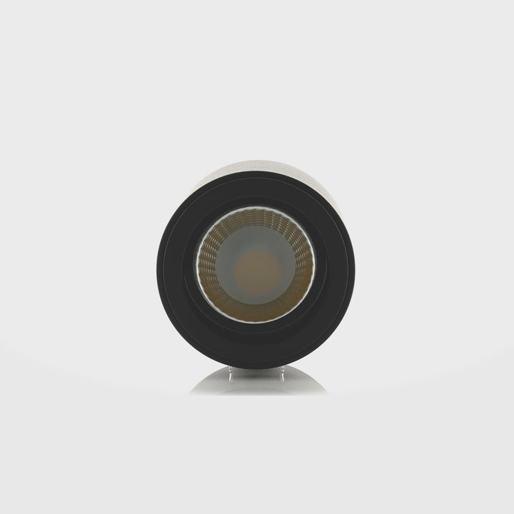 HCP-8020704 - Black 7w Tilt  Dali 2 Dimmable Surface Mounted LED Downlight