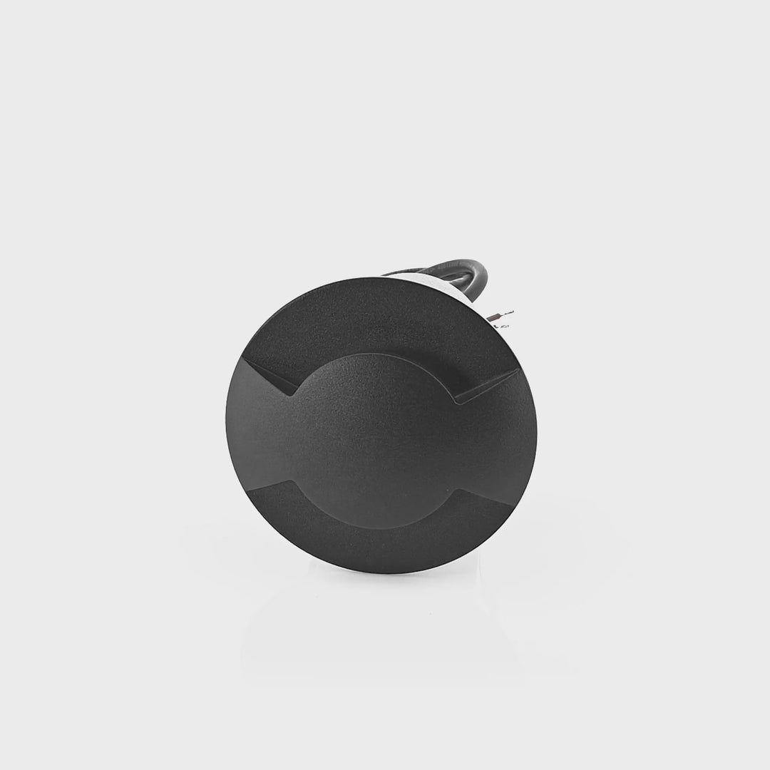HCP-272912 - 4-6w 316 Stainless Steel Black 2 Way Inground Light