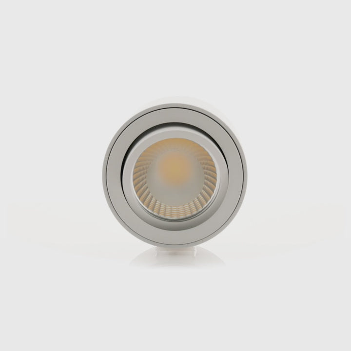HCP-8030704 - White 7w Tilt  Dali 2 Dimmable Surface Mounted LED Downlight