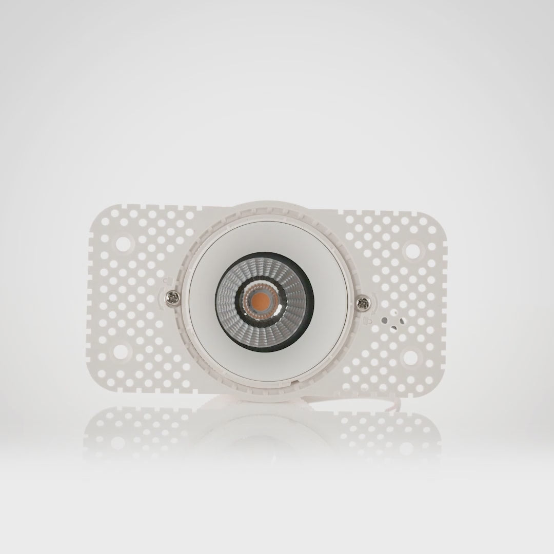 HCP-81399037 | HCP-81399047 - White Tilt 7.2w 24v DC Trimless LED Downlight