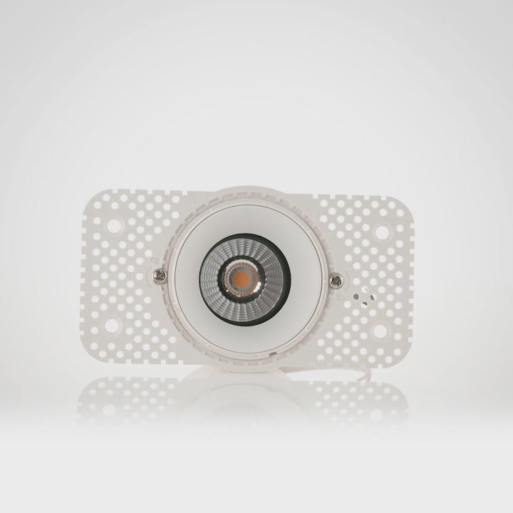 HCP-81399037 | HCP-81399047 - White Tilt 7.2w 24v DC Trimless LED Downlight