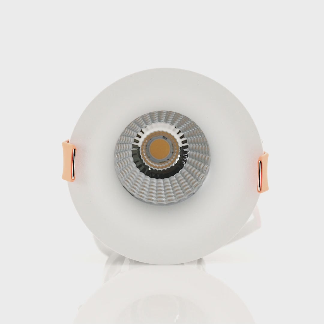 HCP-81391337 | HCP-81391347 - White Round Fixed 7.2w 24v DC Recessed LED Downlight