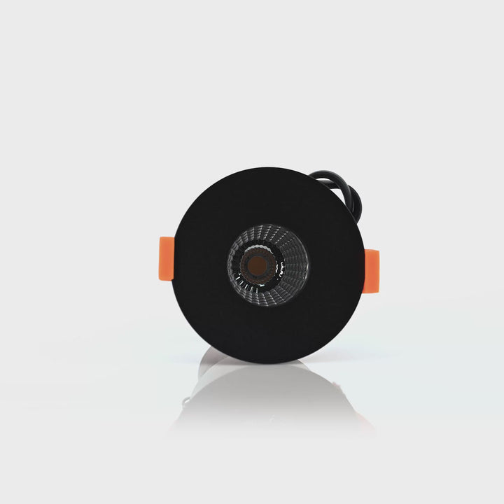 HCP-81290737 | HCP-81290747- Black Round Pinhole 7.2w 24v DC Recessed LED Downlight