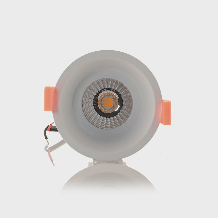 HCP-81390337 | HCP-81390347 - White Round Deep Fixed 7.2w 24v DC Recessed LED Downlight