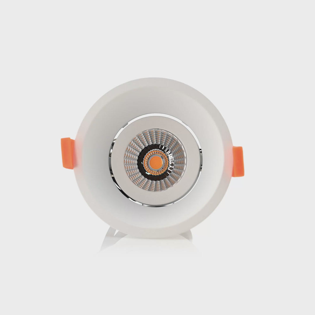 HCP-81390137 | HCP-81390147- White Deep Tilt 7.2w 24v DC Recessed LED Downlight