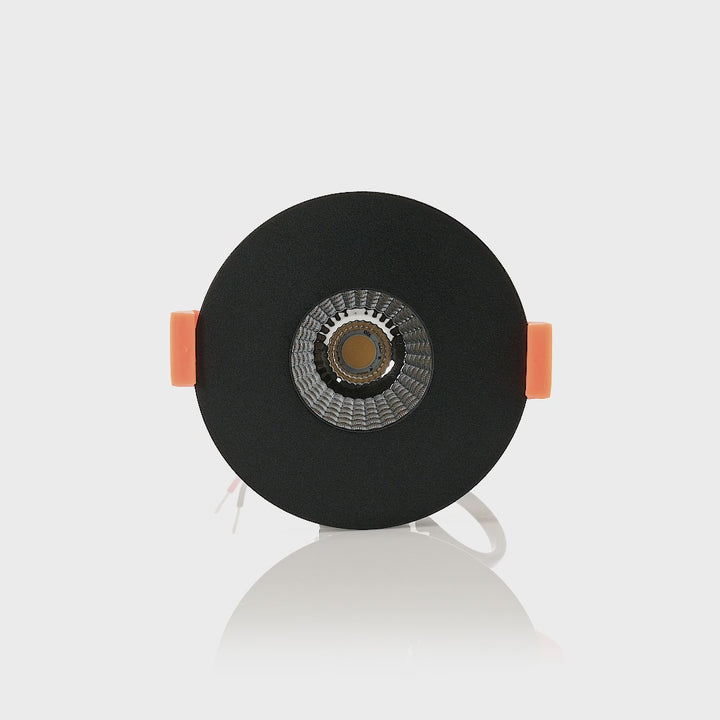 HCP-81290737 | HCP-81290747- Black Round Pinhole 7.2w 24v DC Recessed LED Downlight