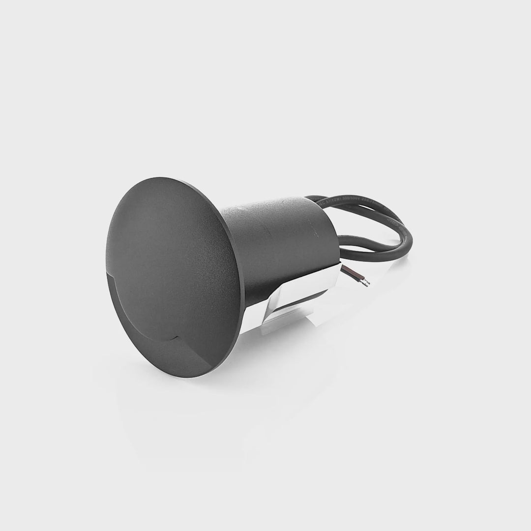 HCP-272911 - 4-6w 316 Stainless Steel Black 1 Way Inground Light