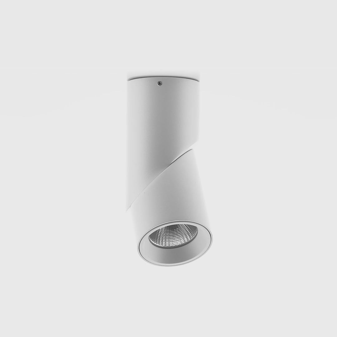 HCP-8831204 - White 12w Rotatable  Dali 2 Dimmable Surface Mounted LED Downlight