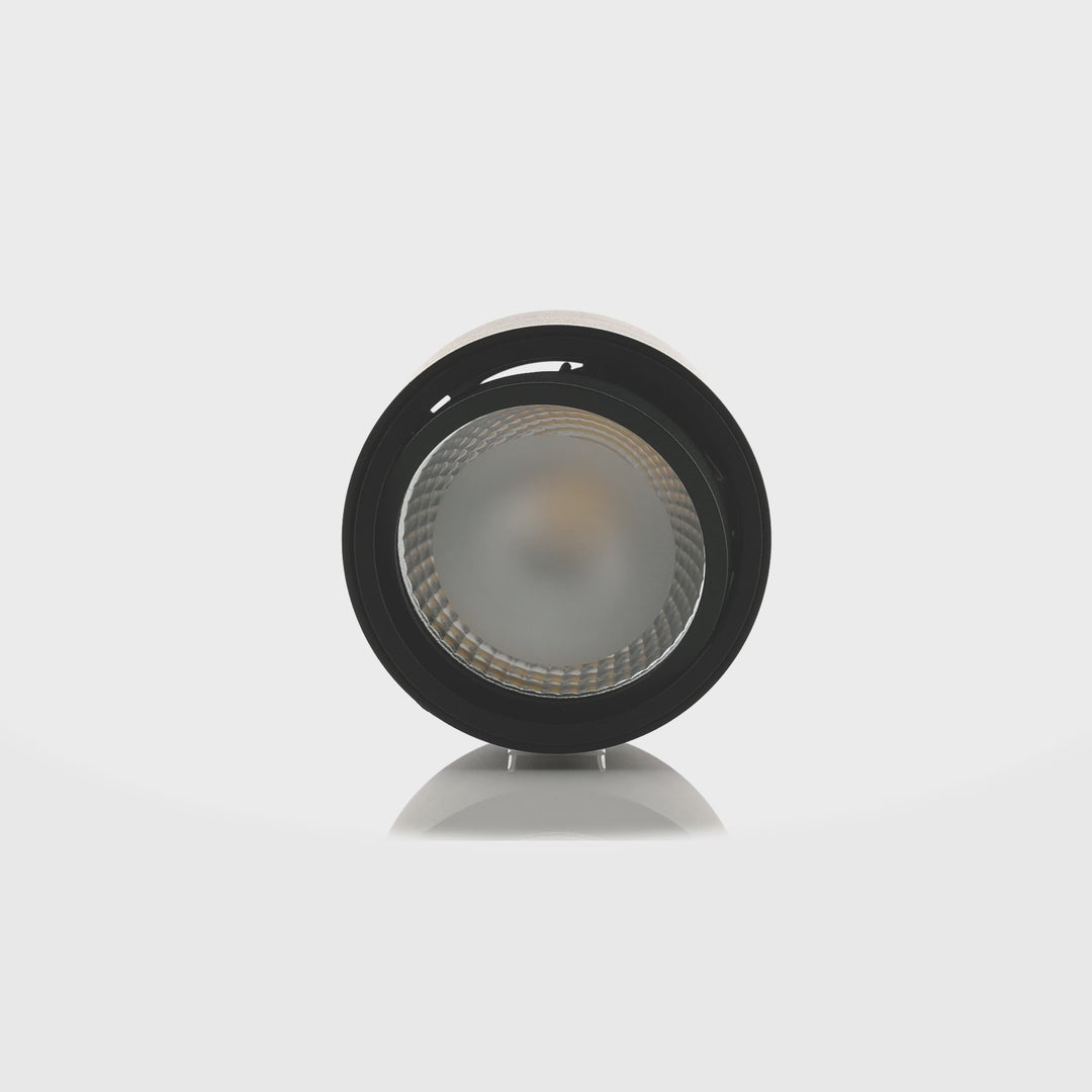 HCP-8021204 - Black 12w Tilt  Dali 2 Dimmable Surface Mounted LED Downlight