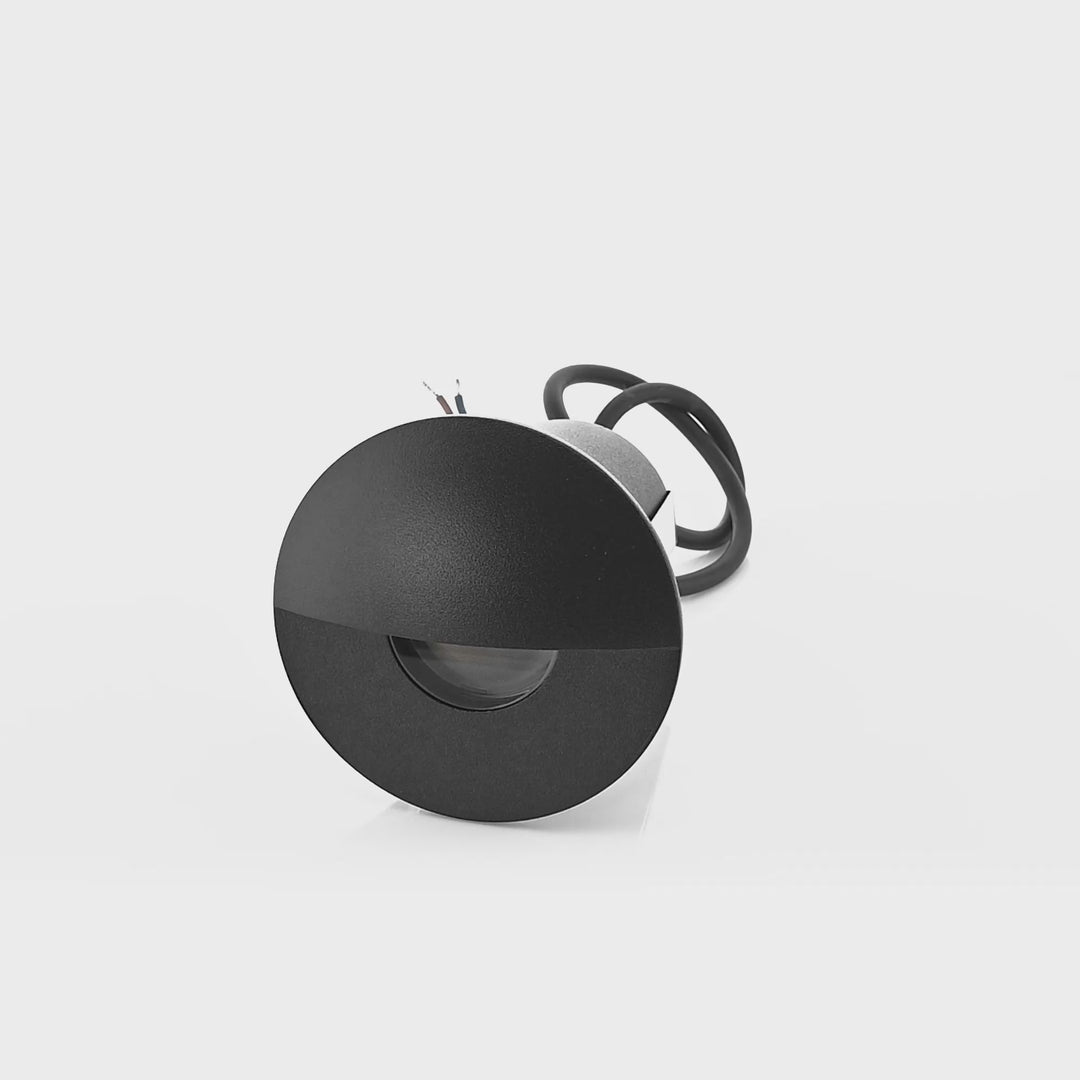 HCP-272915 - 4-6w 316 Stainless Steel Black Wall Light with Eyelid