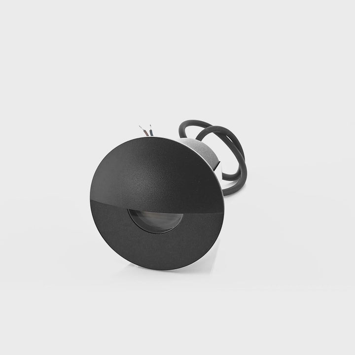 HCP-272915 - 4-6w 316 Stainless Steel Black Wall Light with Eyelid