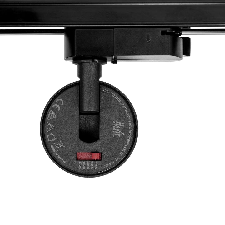HCP-1021201 - Black Single Circuit 5 Colour 12w Dimmable Track Heads