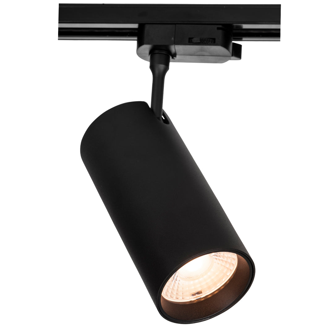 HCP-1023001 - Single Circuit 30W Dimmable Black Track Head
