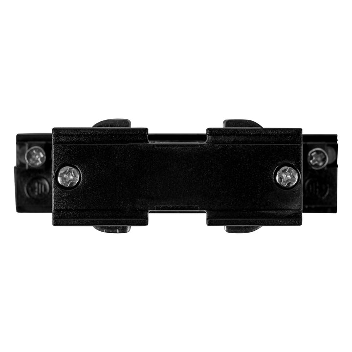 HCP-102301-SJ - Black Three Circuit Recessed Track Straight Joiner
