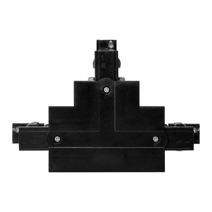 HCP-102301-TSC - Black Three Circuit Recessed Track T-Shape Connector