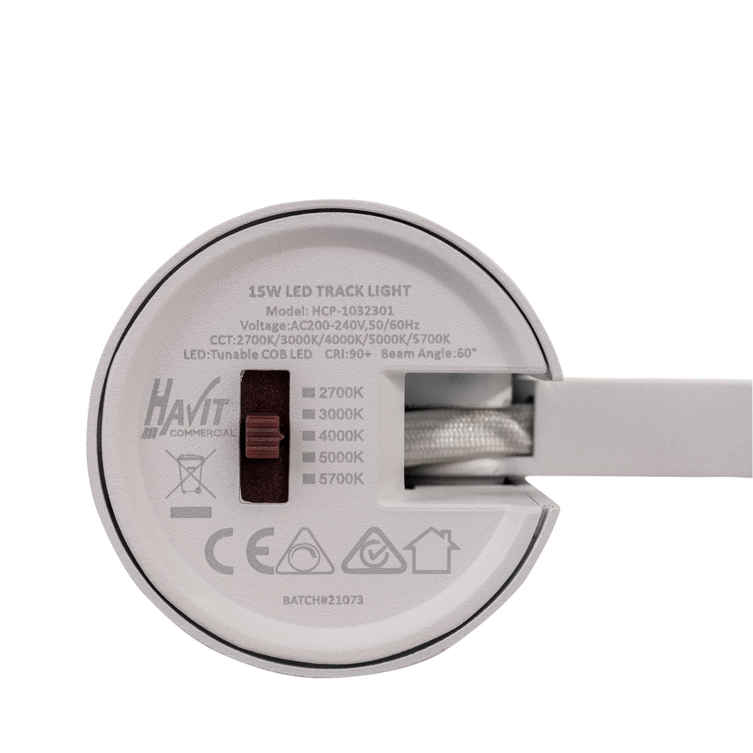 HCP-1032222 - 15w White Dimmable Recessed Spotlight