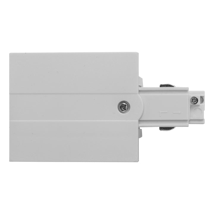 HCP-103301-LE - White Three Circuit Recessed Track Live End