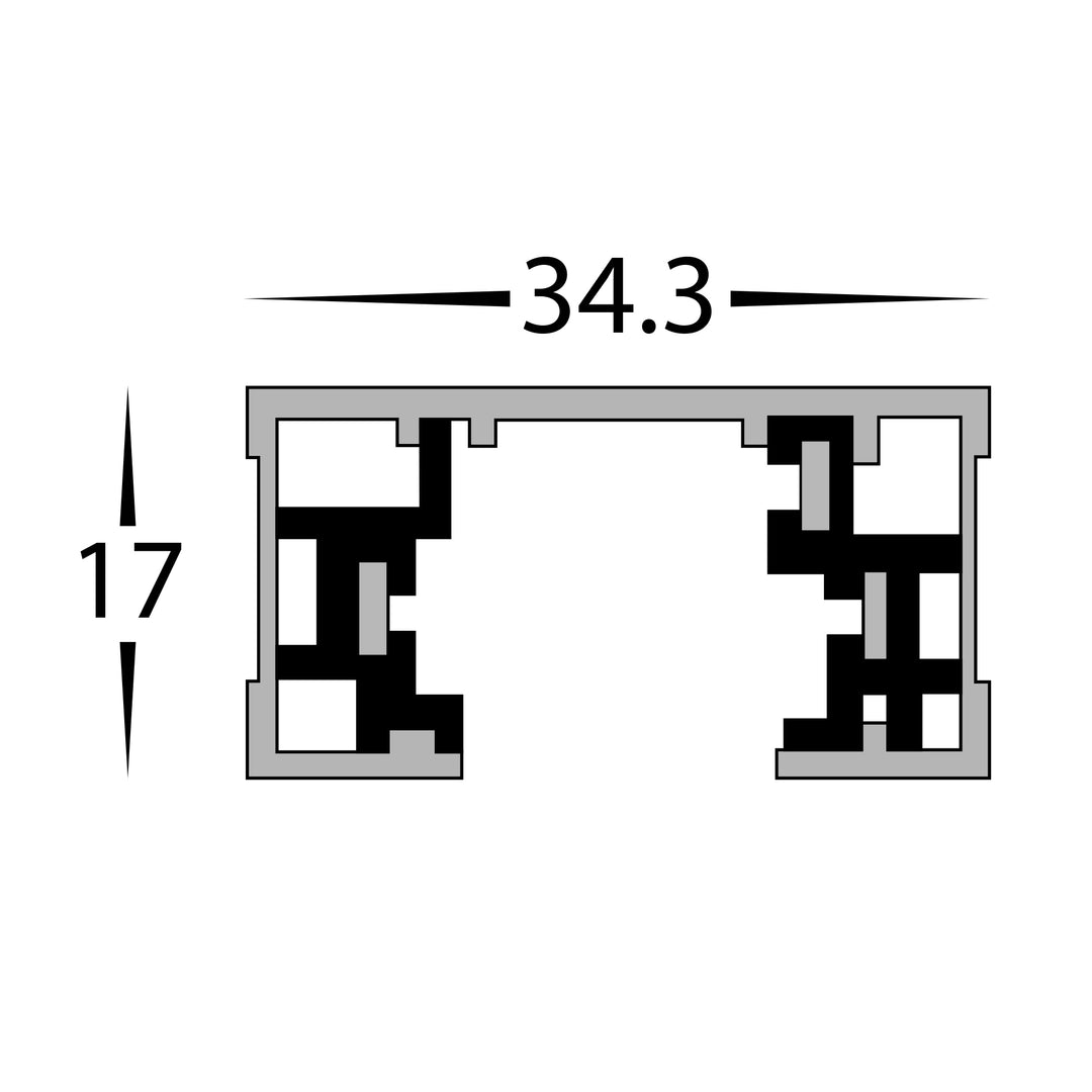 HCP-103110 / HCP-103120 / HCP-103130  - White Single Circuit Track