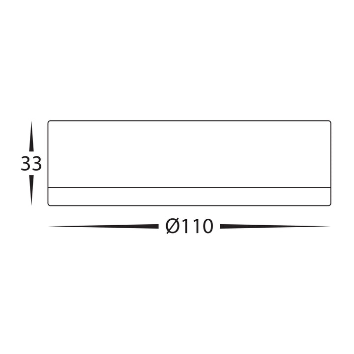 HCP-103300-SM - Surface Mount Plate to Suit White Three Circuit Track Heads
