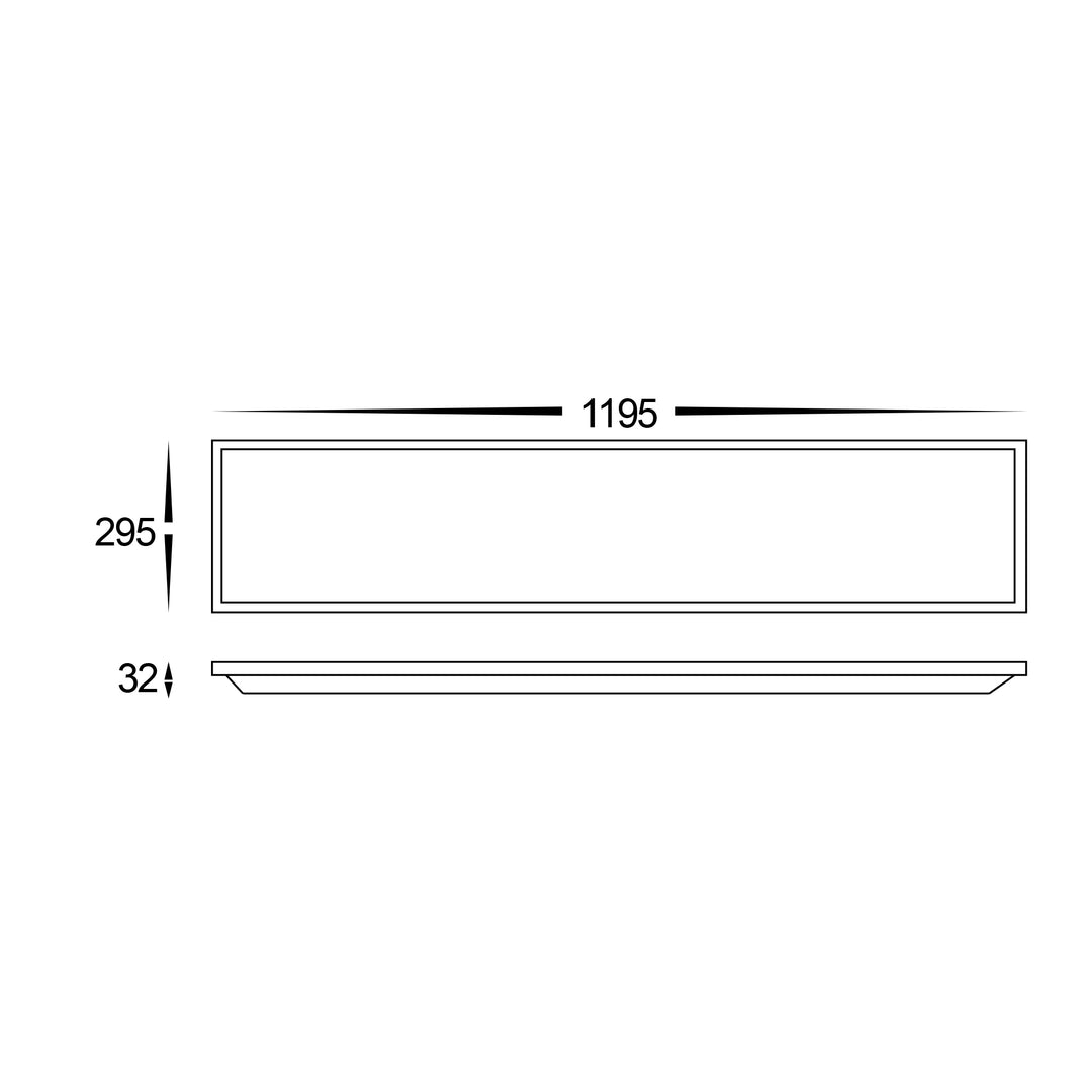 HCP-173400-R | HCP-173400-R-ND | HCP-173400-R-DALI - White Rectangle 40w LED Panel