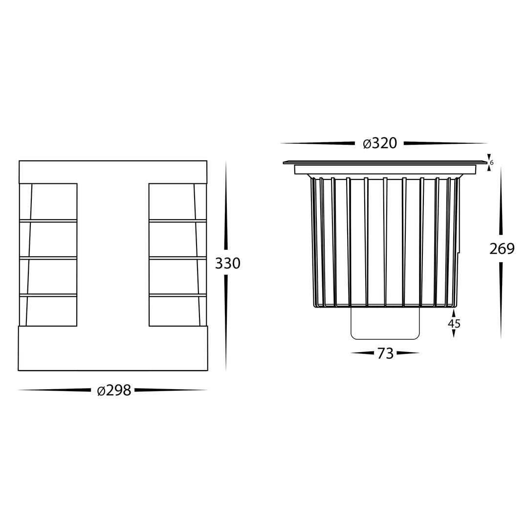 HCP-251483 / HCP-251484 / HCP-251485 / HCP-251480 - 48W Large 316 Stainless Steel Inground Light
