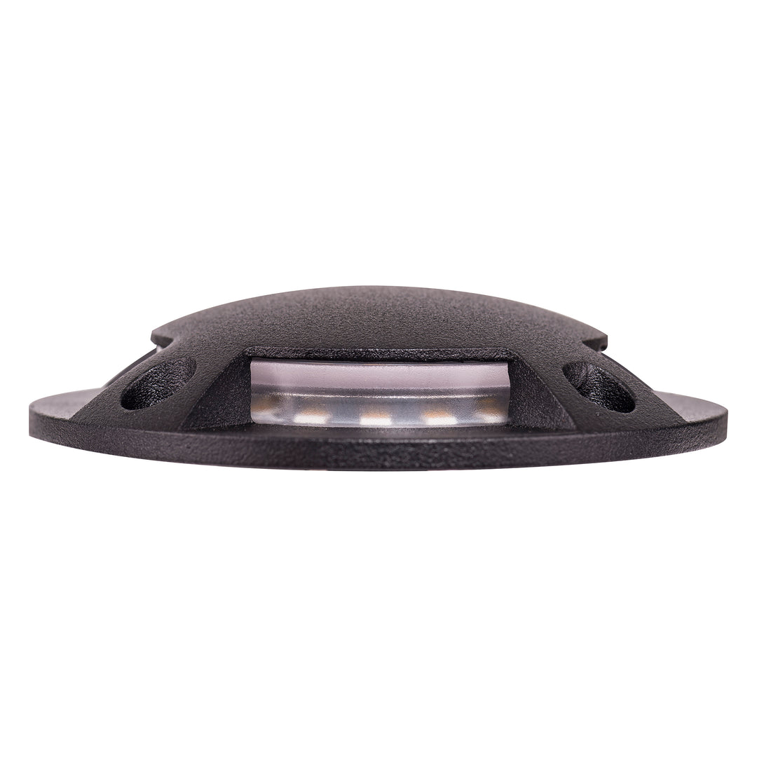 HCP-272420 - 1.5w Four Way Stainless Steel Black Directional Deck Lights