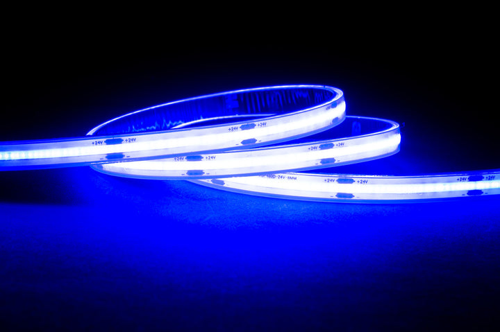 HCP-3965969 - 9.6W 24v DC 480LED Blue IP67 CSP LED Strip