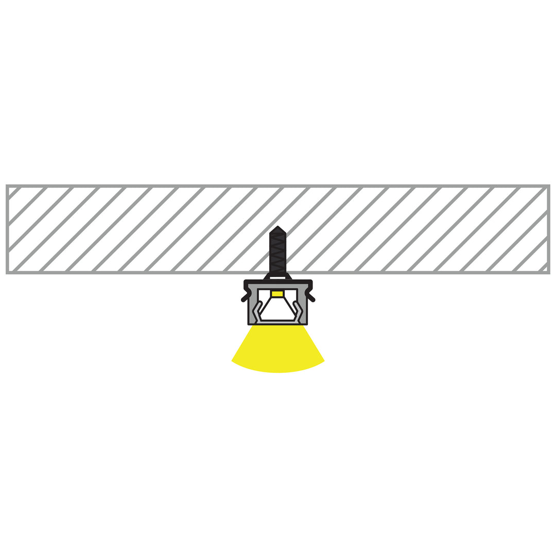 HCP-4111007 - Silver Shallow Square Aluminium Profile