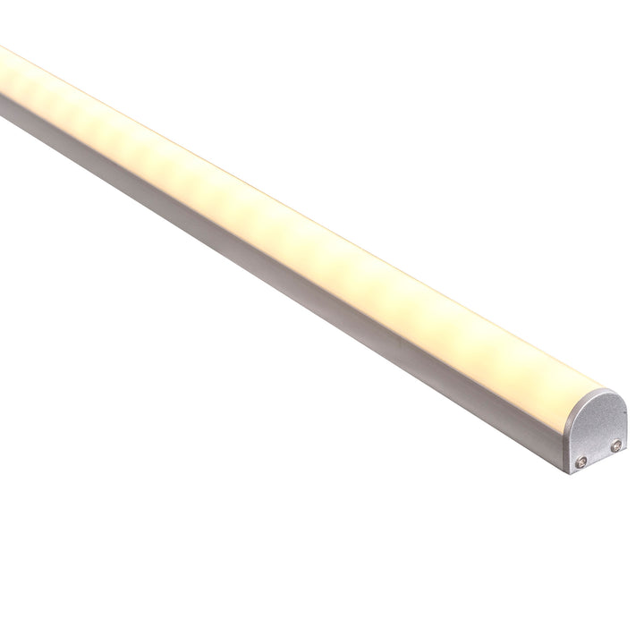 HCP-4112119 - Silver Aluminium Profile with Rounded Diffuser