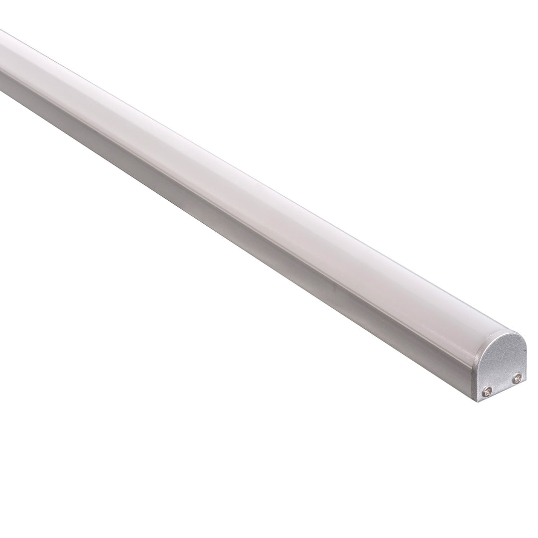 HCP-4112119 - Silver Aluminium Profile with Rounded Diffuser