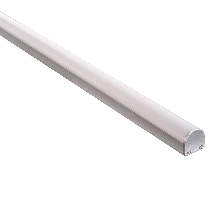 HCP-4112119 - Silver Aluminium Profile with Rounded Diffuser