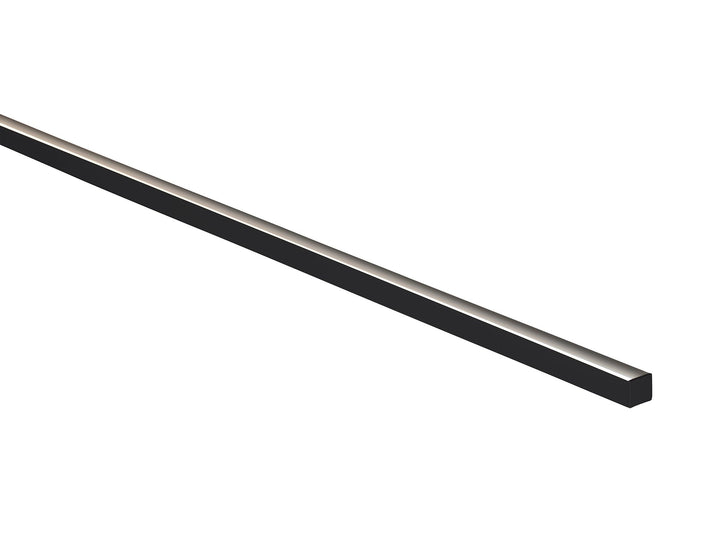 HCP-4121615 - Black Shallow Square Aluminium Profile