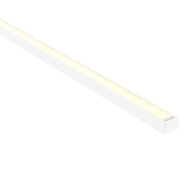 HCP-4131612 - White Shallow Square Aluminium Profile