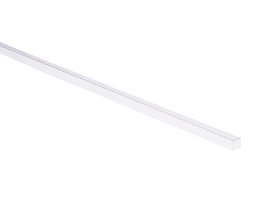 HCP-4131615 - White Shallow Square Aluminium Profile