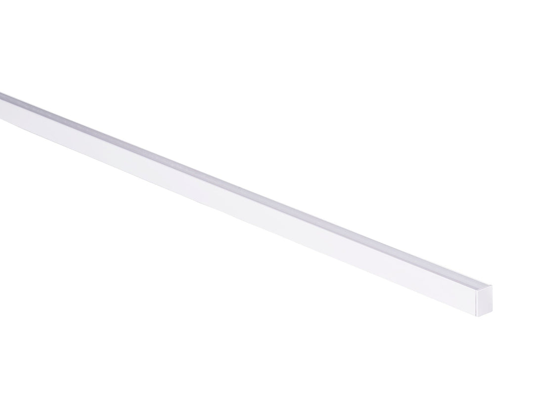 HCP-4131622 - White Shallow Square Aluminium Profile