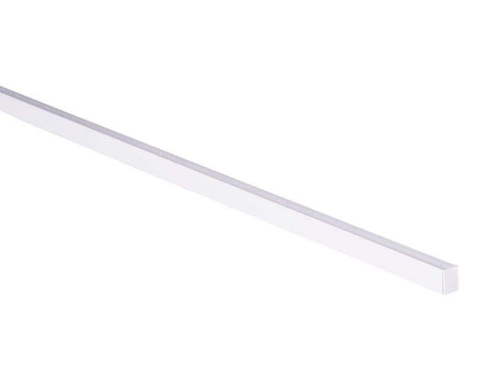 HCP-4131622 - White Shallow Square Aluminium Profile