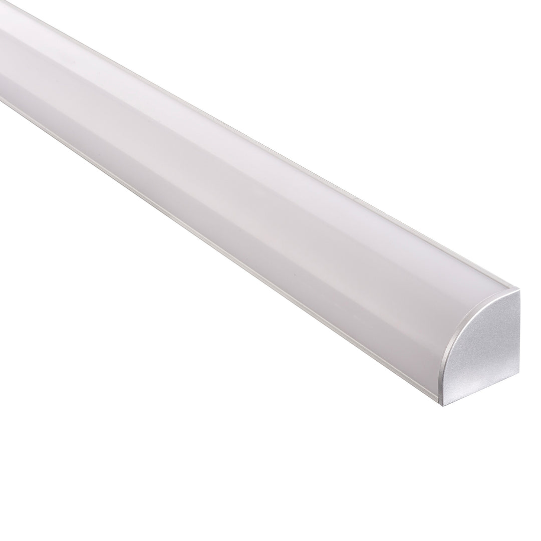 HCP-4213030 - Silver Large Corner Aluminium Profile