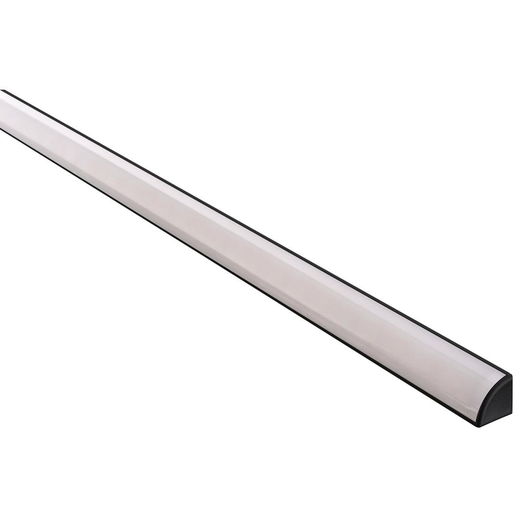 HCP-4221616 - Black Corner Aluminium Profile