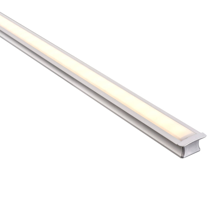 HCP-4312515 - Silver Deep Recessed Square Aluminium Profile