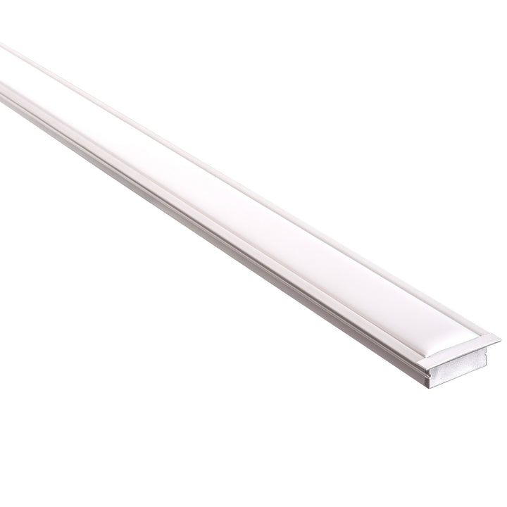 HCP-4312810 - Silver Shallow Recessed Square Aluminium Profile