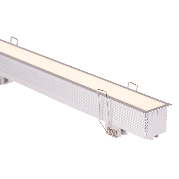 HCP-4314540 - Silver Deep Recessed Square Aluminium Profile