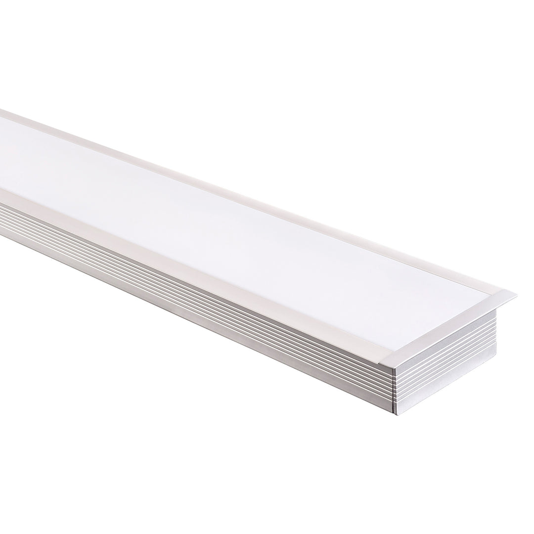 HCP-4319835 - Silver Deep Recessed Square Aluminium Profile