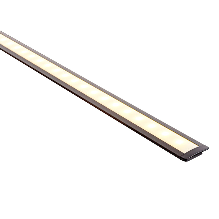 HCP-4322507 - Black Shallow Recessed Square Aluminium Profile