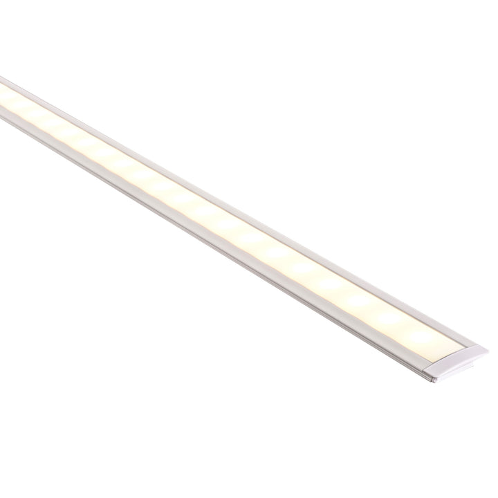HCP-4332507 - White Shallow Recessed Square Aluminium Profile