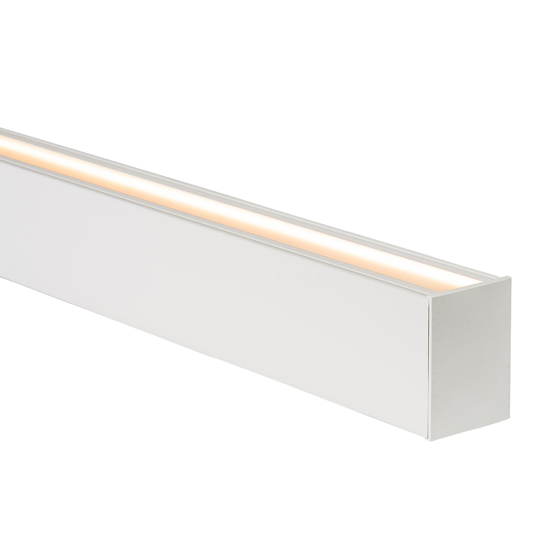 HCP-4436080 - White Square Up &amp; Down Suspended Aluminium Profile
