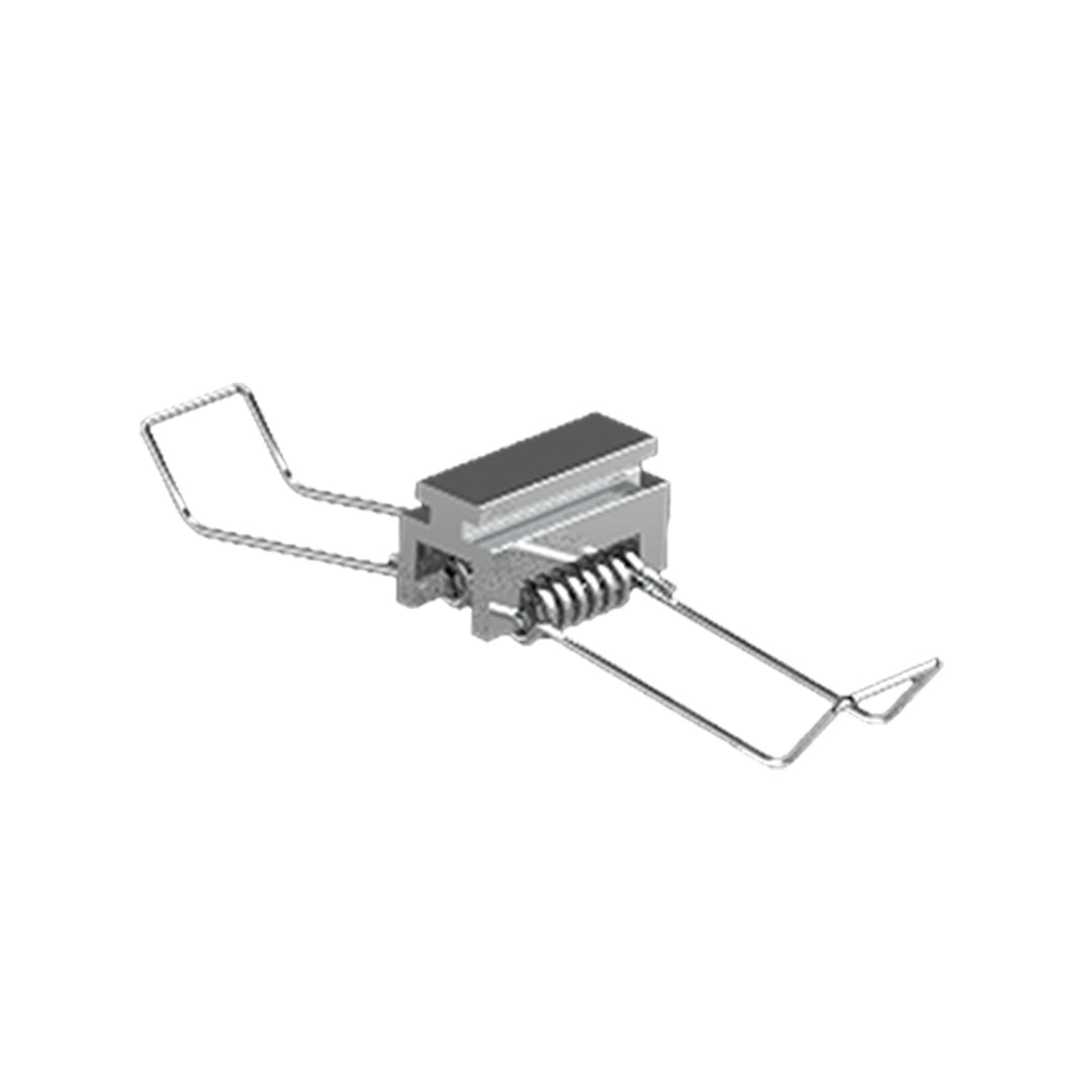 HCP-4312520 - Silver Deep Recessed Square Aluminium Profile