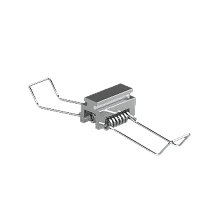 HCP-4312520 - Silver Deep Recessed Square Aluminium Profile