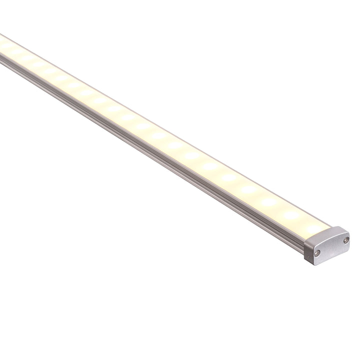 HCP-4811808 - Silver Shallow IP65 Square Aluminium Profile